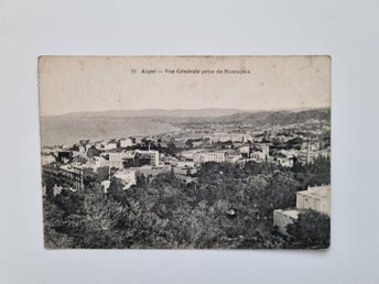 Vykort Alger Vue Générale prise de Mustapha