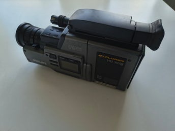 Explorer HQ VHS-C videokamera – VKR 6865/00 – Retro – Ej testad