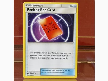Peeking Red Card 97/111 Crimson Invasion Pokemo.. | Kp p Tradera  (727937524)