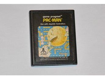 Pac-Man för Atari 2600. Testad och fullt fungerande