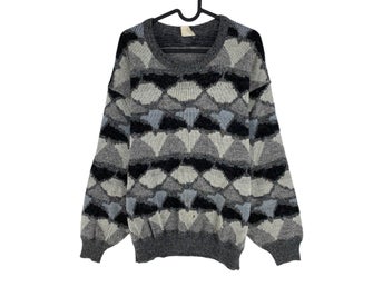 Cosby vintage retro 90-tal Filati grå tröja, storlek XL