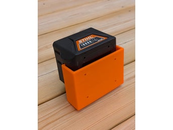 4-pack Stihl AK Batterihållare, nu i orange!