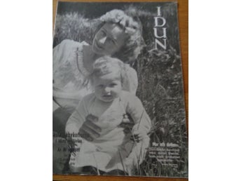 Idun nr22 1949 Gurli Lemon-Bernhard omslaget, Allan Eriksson, Eva Neander