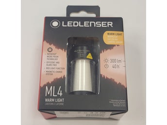 Lykta, Led Lenser ML4 Warm Light, laddbar