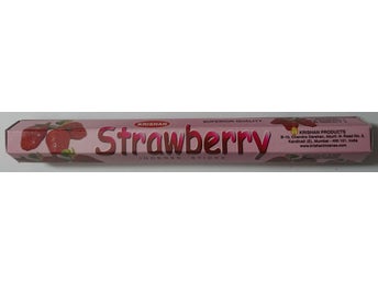 Rökelse - Strawberry / Jordgubb - 1 paket med 20 pinnar