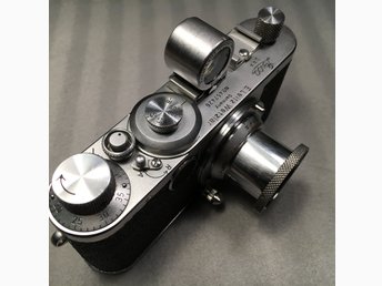 Camera Leica 1c with 5cm f3.5 Elmar lens, Rangefinder and collectors piece, 1949