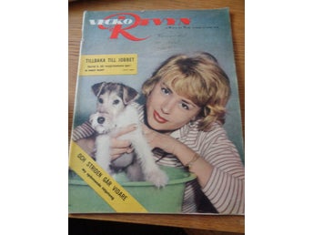 Vecko R. nr36 1959 Harriet Andersson,Carl Sandberg, Fröken Sverige,Susan Hayward