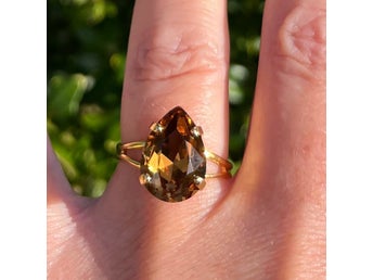 Ring, Smycken, kristall, egen design.