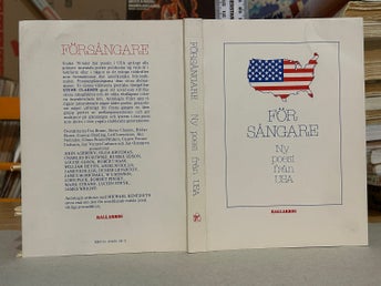 Försångare ny poesie från USA red. av Stewe Claeson. bok, Very Good plus