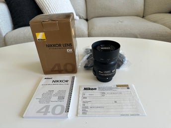 Nikon AF-S DX Micro Nikkor 40mm f/2.8G objektiv