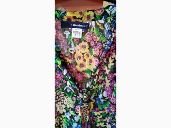 Färgglad tunn jacka tunika, storlek 54 2XL XX.. (396174727 Färgglad tunn jacka tunika, storlek 54 2XL XX.. (396174727
