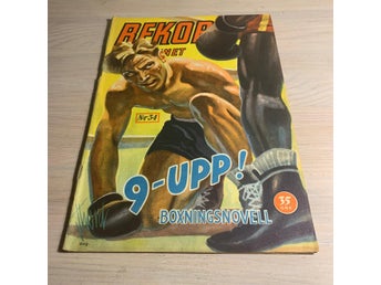 Tidningen Rekord Rekordmagasinet 1950 nr 34 - (baksidan saknas)