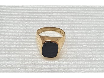 Klackring i 18k guld stl.20