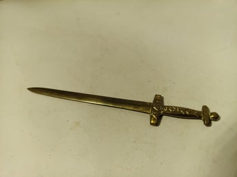 Miniatyr Svärd i Mässing, Brevöppnare