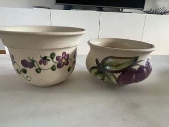 Gabriel Sweden Stenkärl skål med Blommotiv