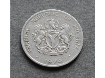 NIGERIA - 10 Kobo 1974 - KM 10.1 - CuNi