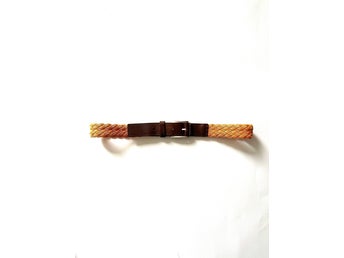 TOPECO-bä 90CM Orange vävning och läder