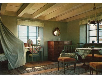 vykort, Västerstugan från 1800, Gotland