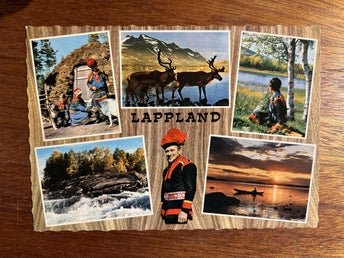 Vykort Lappland