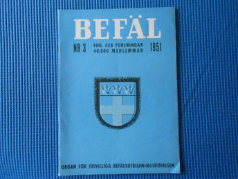 Befäl nr 3 1951 granatkastare Transtrand