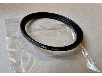 Stepup-ring 62-67 mm