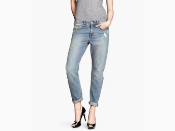 boyfriend slim low jeans h&m