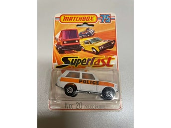 Matchbox vintage oöppnad - Superfast 20 Police Patrol