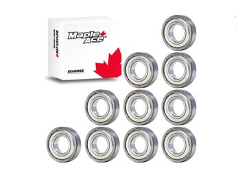 MAPLE ACE 6000 ZZ Kullager Metalltät 10x26x8 mm, 6000 ZZ (10 st.)