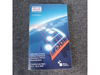 Internationale Musik Messe Frankfurt Offizieller Katalog 1992