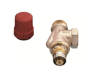 Danfoss Termostatventil RA-N DN 10 omvänd vinkel.