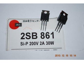 Transistor 2SB861 2 stycken