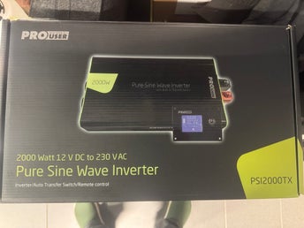 PROUSER PSI2000TX Ren Sinusvåg Inverter 2000W