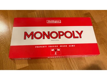 Monopol retro brädspel i engelska. Waddingtons utgåva.