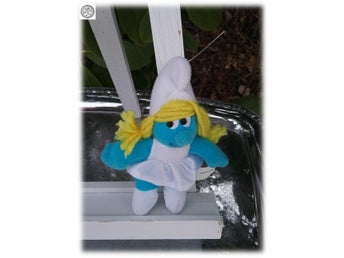Smurfina smurfan kramdjur gosedjur mjukdjur från Mcdonalds Fint skick