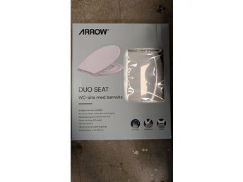 Arrow Duo Seat WC-sits med barn sits, helt ny.