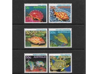 Australien Fiskar havsdjur Mi 879-84 xx