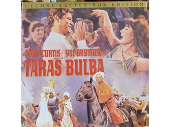 Taras Bulba 1962 122 Min 2-LD WS Laserdisc Beg Pris 225 Frakt 79