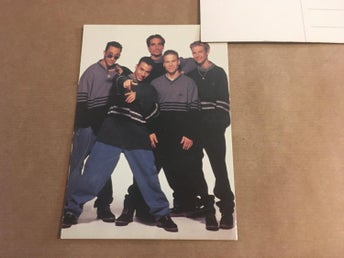 BACKSTREET BOYS - Vykort 1st (AP532) Samlarobjekt Printed1996