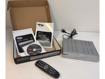 Fte Max T140 Digital-TV-mottagare DVB-T med fjärrkontroll, kartong & manual