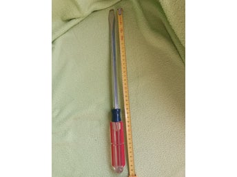 Flathead Screwdriver with Red and Blue Handle