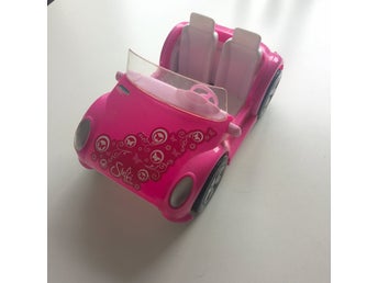 Simba Steffi Love Cabriolet Bil Rosa Cabrio För Dockor Med Rullande Hjul