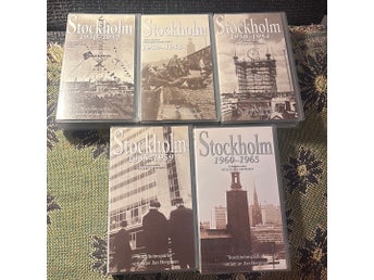 Stockholmsvideon VHS 1930-1965 Jan Bergman Mediabruk