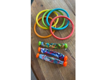 Sim/dykträning Gonge gummiringar och Splashbombs