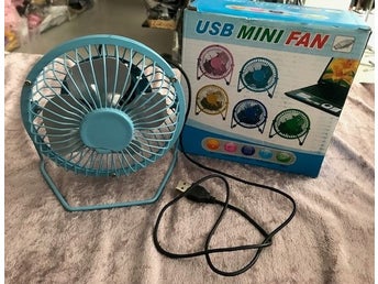 4-Tums USB Fläkt