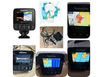 Raymarine Dragonfly-4 Pro GPS Fishfinder E70294 + Navionics Platinum 645L 2023
