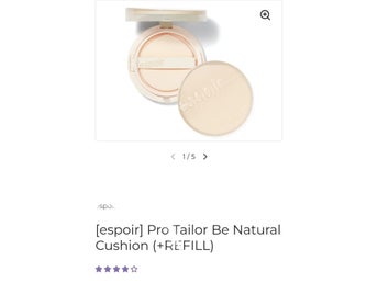 Espoir Pro Tailor Be Natural Cushion Foundation SPF50 PA+ nr 23