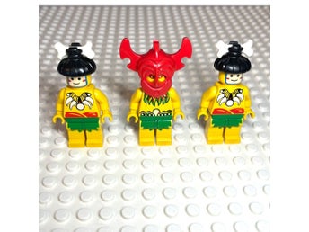 Lego Retro Tribe stamfolk figurer