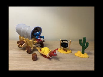 Smurf Westernset Schleich Peyo