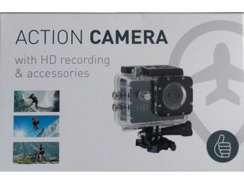 Action Camera (Sports kit) incl 8GB Micro SD (Ny)