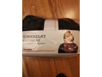 Garn kit komplett paket halsduk